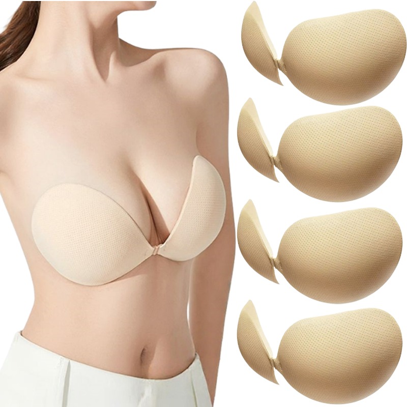 Backless Bra Sticky - Sujetador Adhesivo Push-Up de Silicona Engrosada