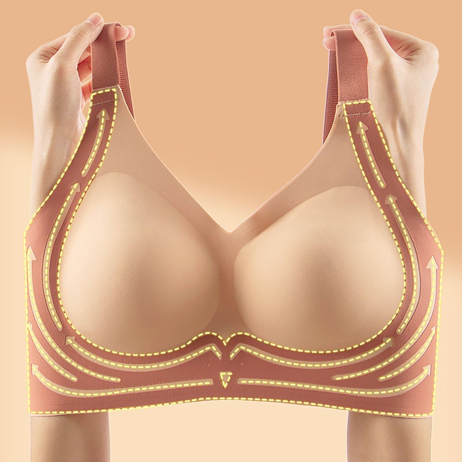 Sleep Bra Bralette - Sujetadores sin costuras de talla grande