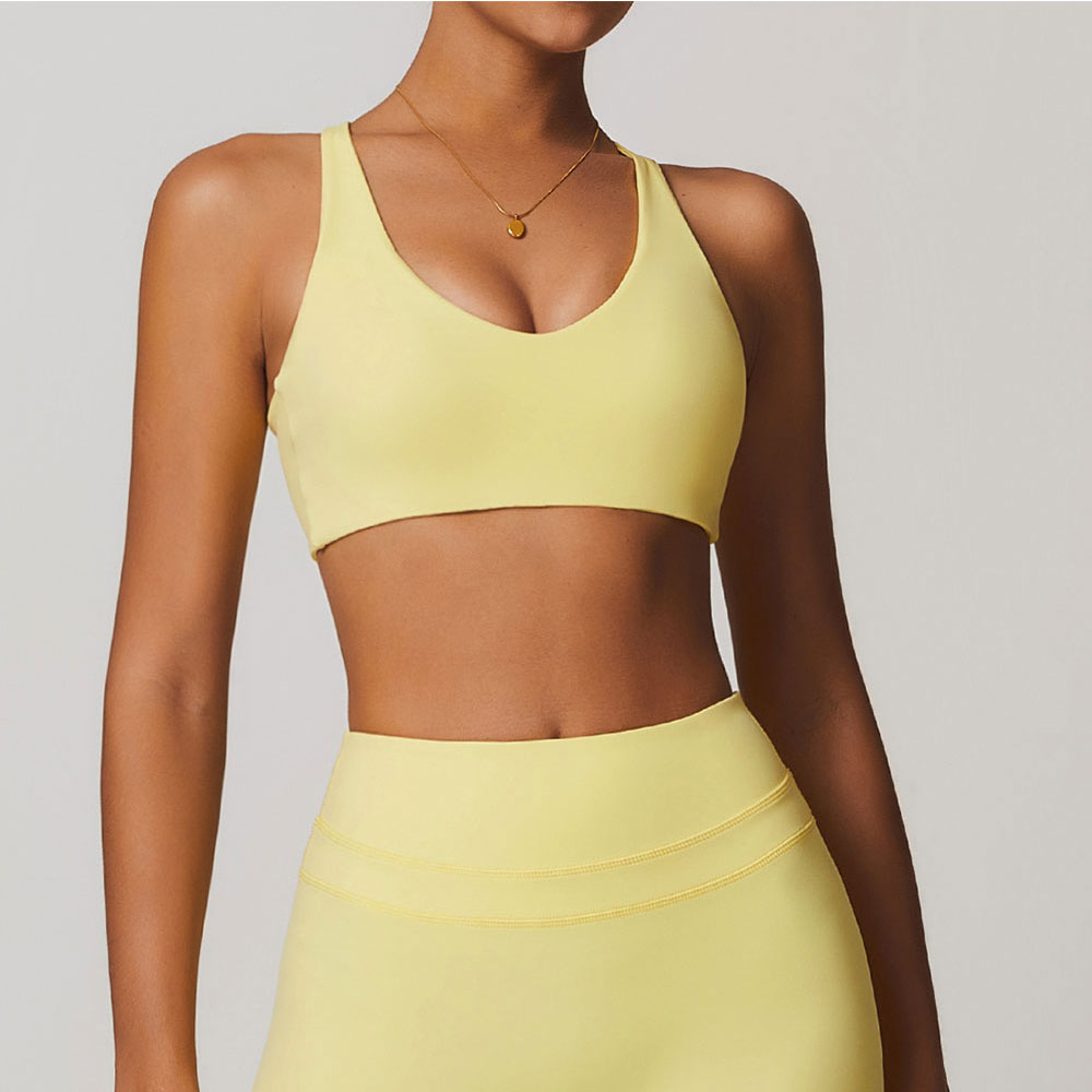 Plunge Bra Push Up - JUREN-Sujetador deportivo para mujer, ropa interior