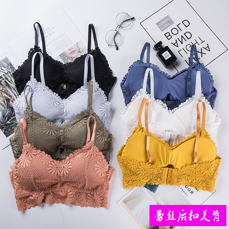 Lencería de encaje 3D para muj - Lace Bralette Set reseña y precio