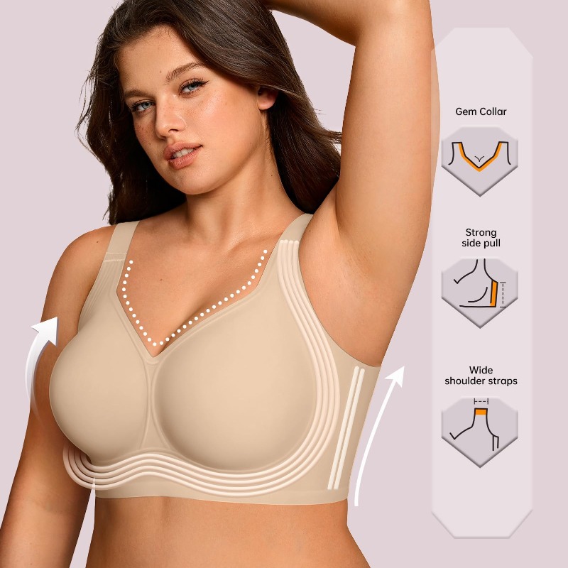 Sujetador inalámbrico de gelat - Plunge Bra Push Up reseña y precio