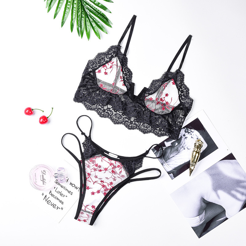 Conjunto de lencería para muje - Lace Bralette Set reseña y precio